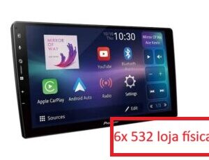 Multimídia 9" Pioneer DMH-AP6650BT Carplay sem Fio