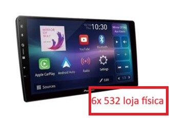 Multimídia 9" Pioneer DMH-AP6650BT Carplay sem Fio