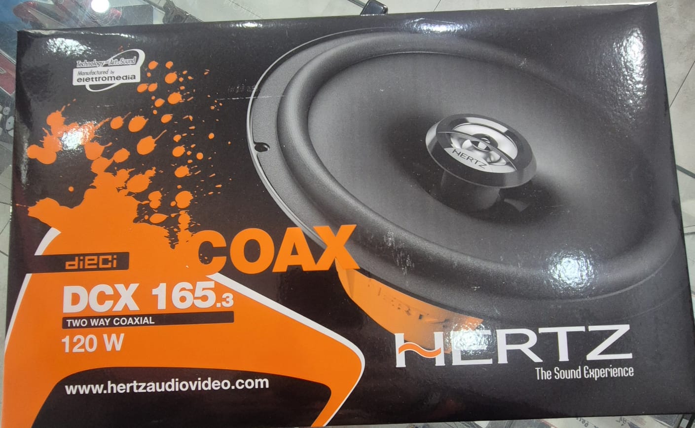 Alto Falante 6" Coaxial Hertz DCX 165.3 120W