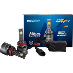 LED H11 15 MIL LUMENS 6500K 90W SHOCKlight